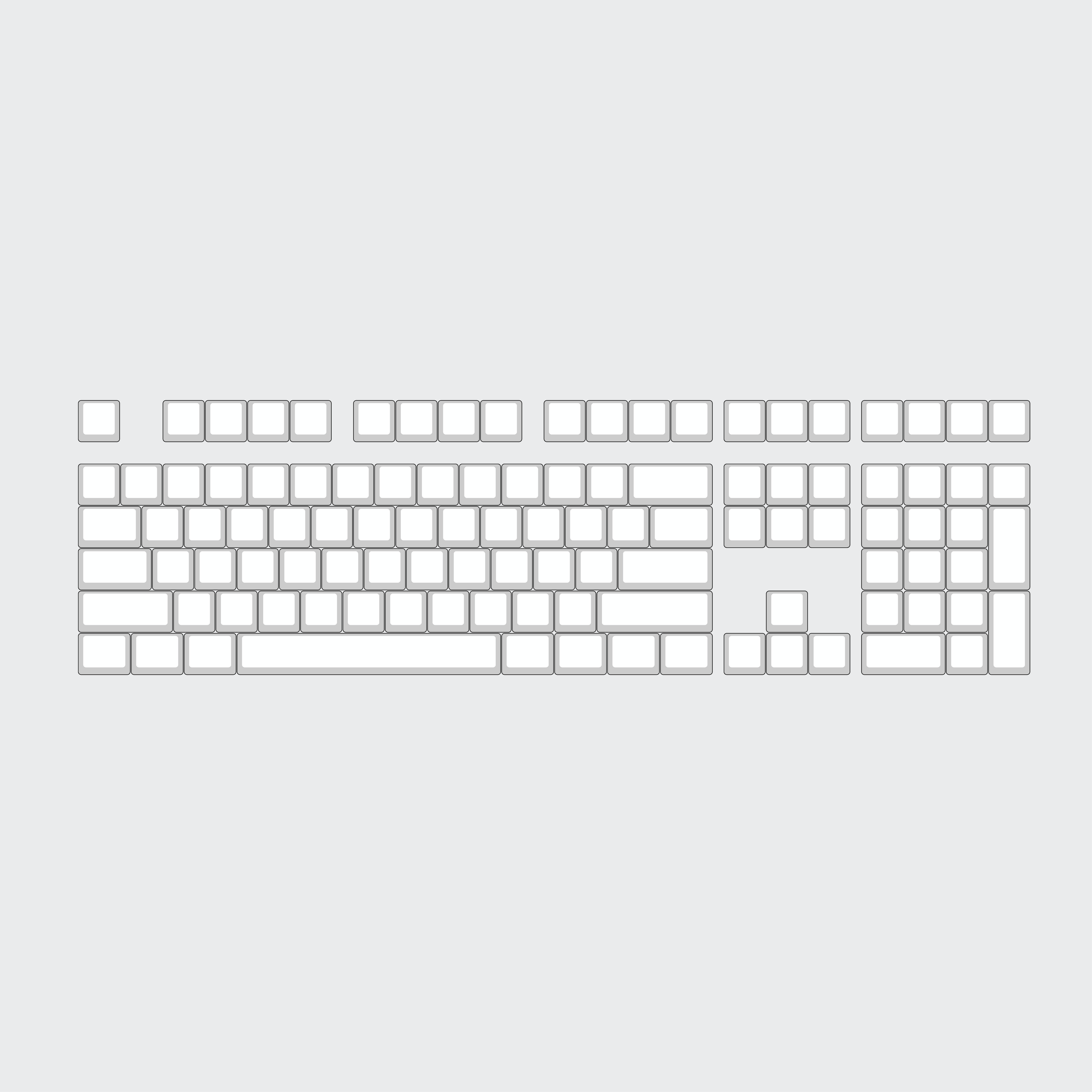 ANSI 100% (108 Keys) Custom Keycap Set