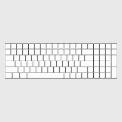 ANSI 1800 (100 Keys) Custom Keycap Set