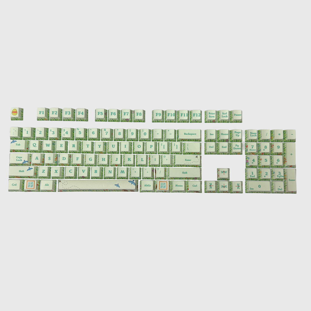 Egg Hunt - Custom Mechanical Keyboard (Choose your size)