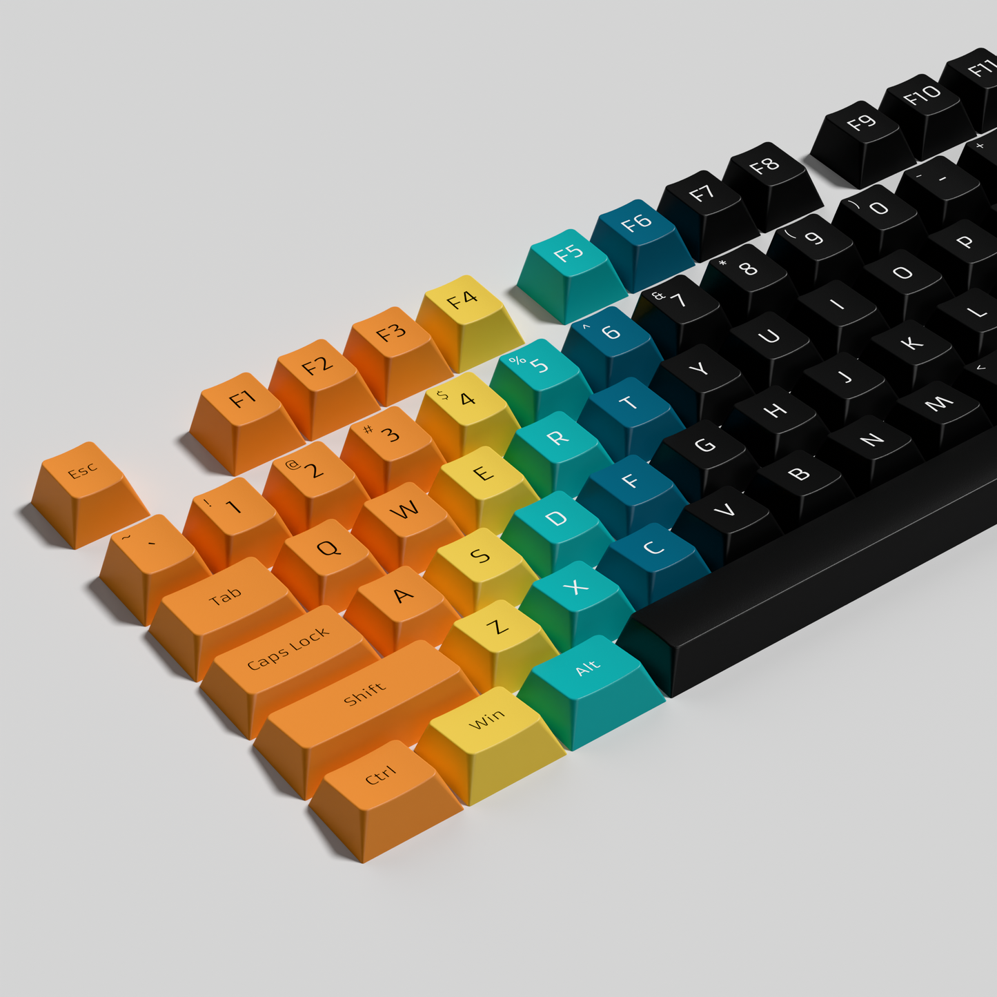 Colour Shift - Custom Keycap Set - Multiple Colours