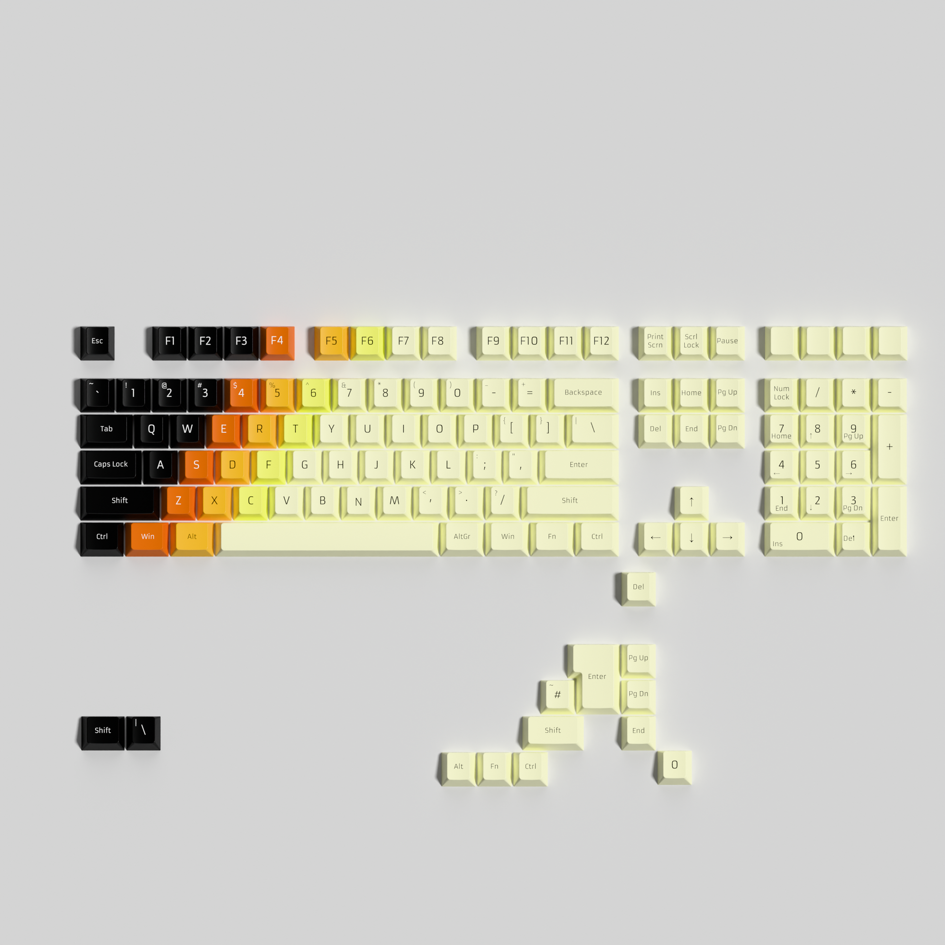 Colour Shift - Custom Keycap Set - Multiple Colours
