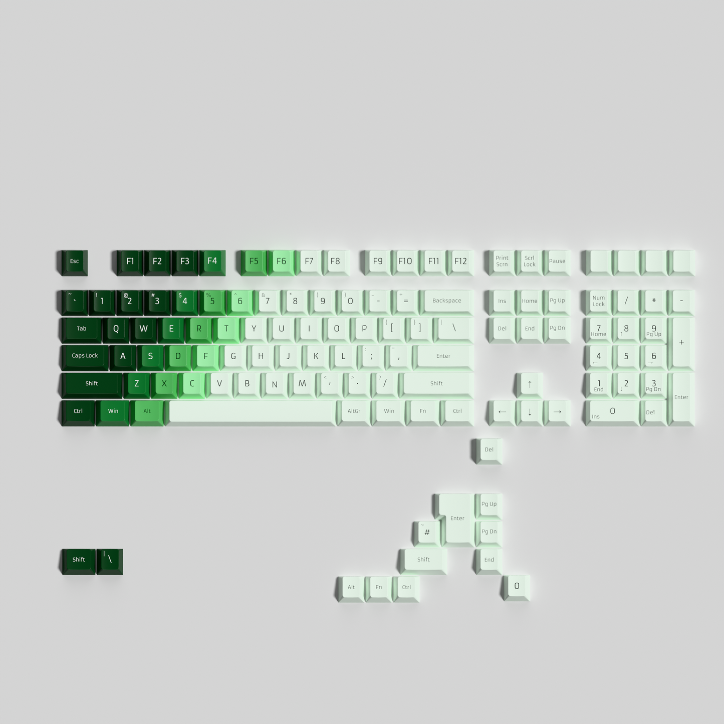 Colour Shift - Custom Keycap Set - Multiple Colours