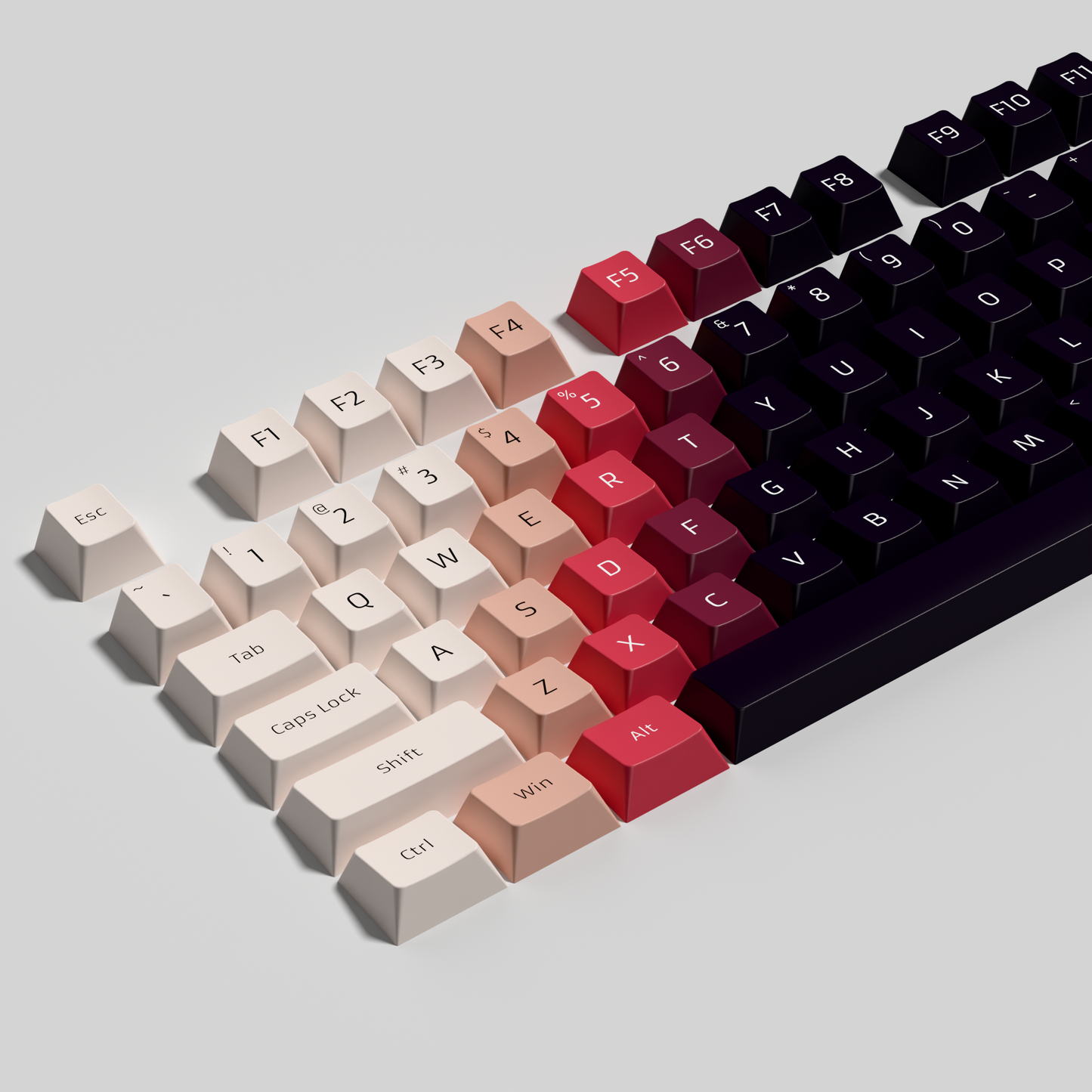 Colour Shift - Custom Keycap Set - Multiple Colours