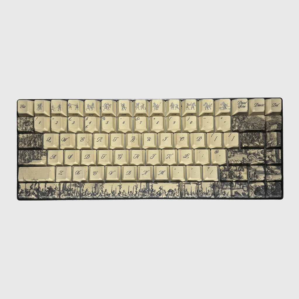 Antique Combat - Custom Mechanical Keyboard - Tech Toppers