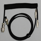 Coiled Cable - 3M Type C Coiled Keyboard Cable with Aviator Connector