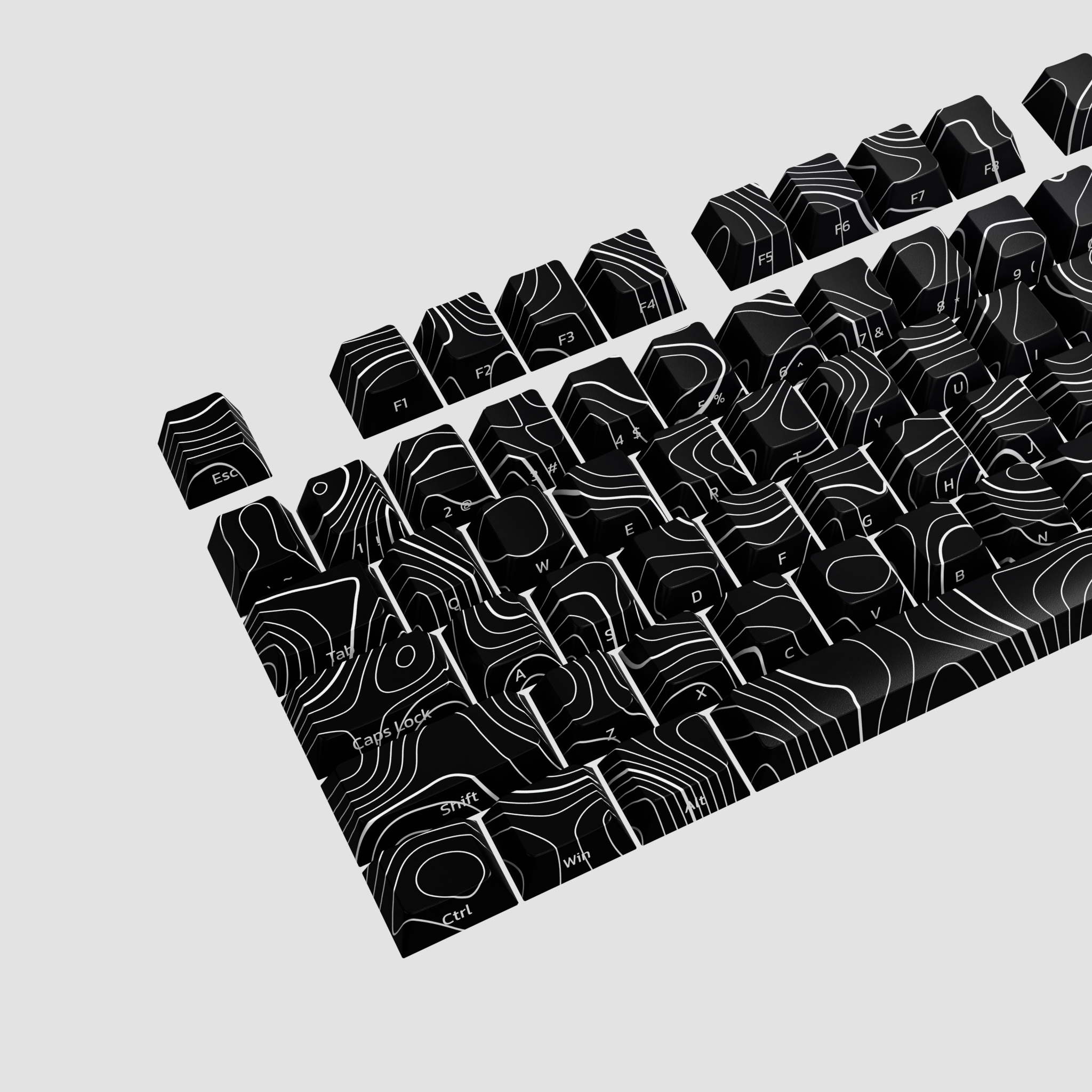 Terrain – Benutzerdefiniertes Tastenkappen-Set – Mehrere Farben