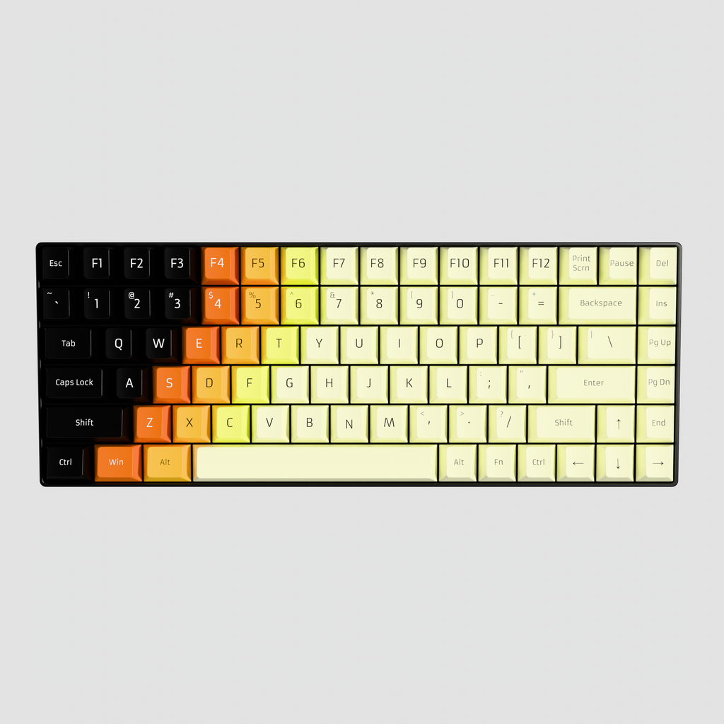 Custom Color Keyboard Colour Shift - Custom Mechanical Keyboard - Tech Toppers