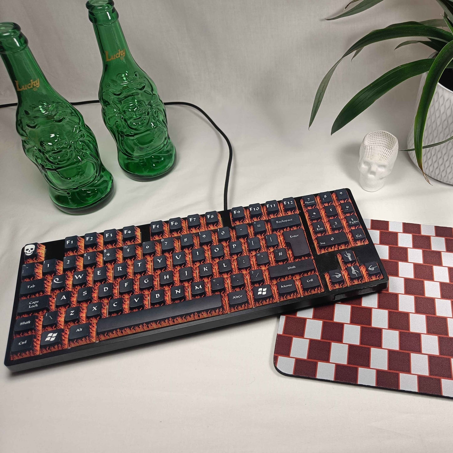 Through Fire and Flames - Custom Keycap Set
