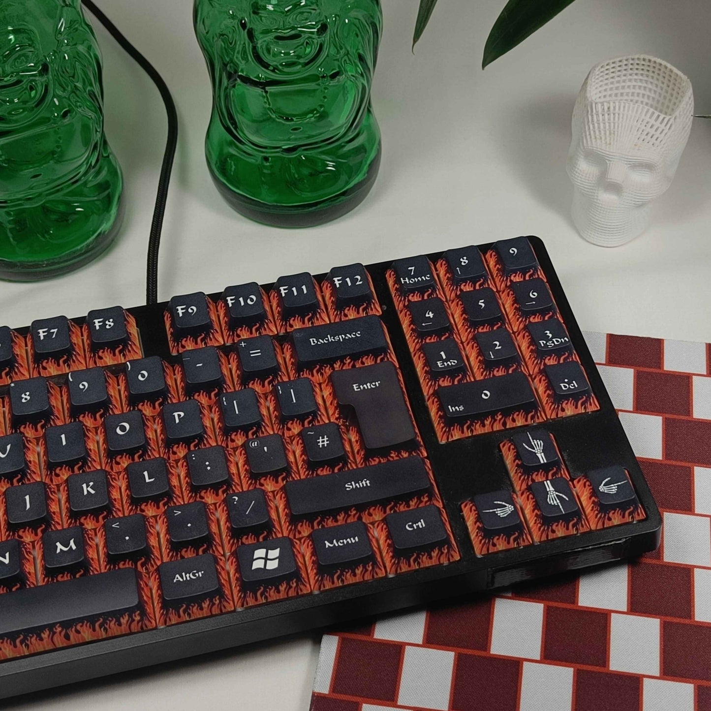 Through Fire and Flames - Custom Keycap Set