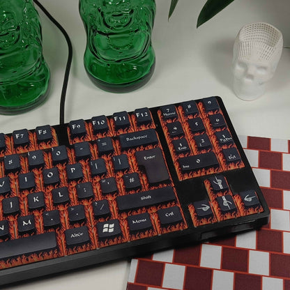 Through Fire and Flames - Custom Keycap Set