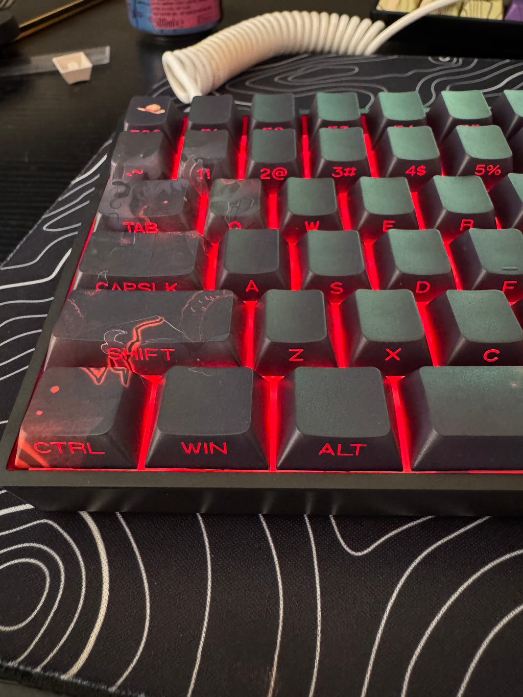 Custom Shine through Mechanical Keyboard - Choose your layout