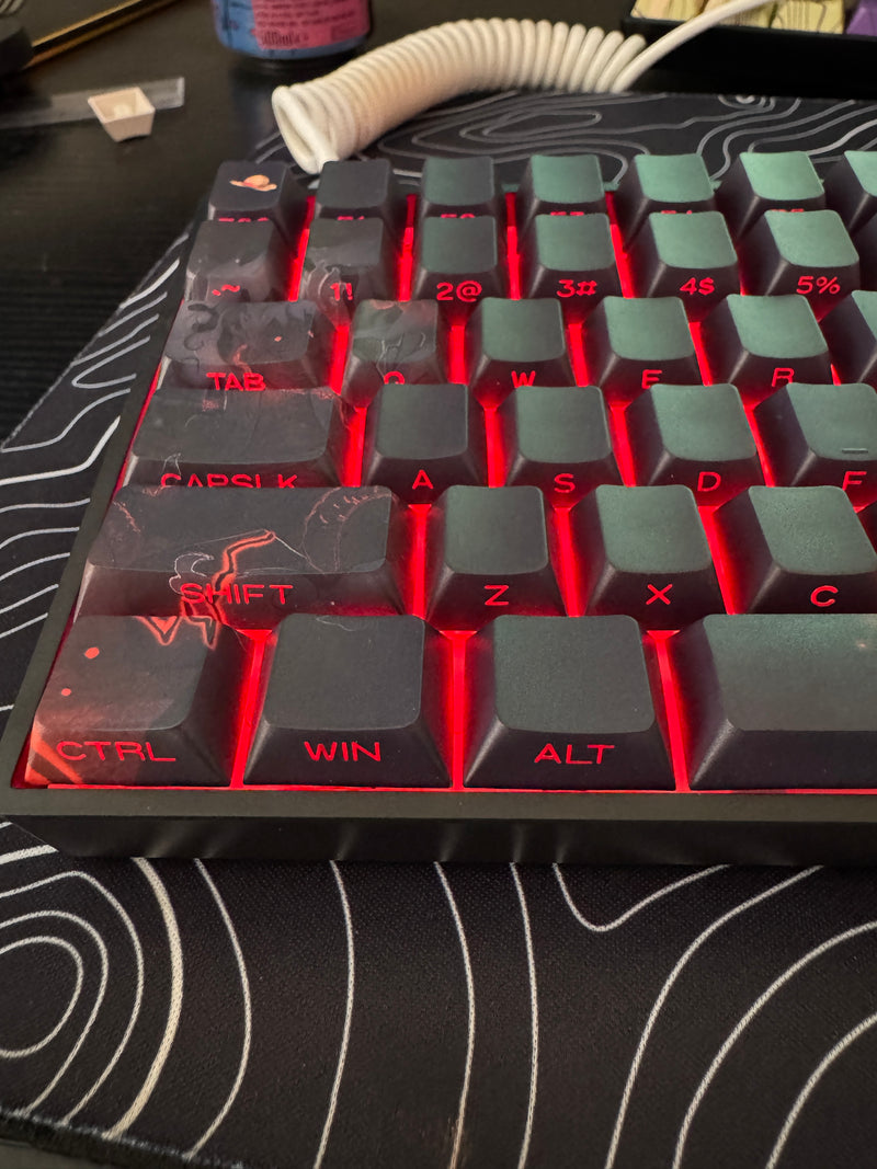 Custom Shine through Mechanical Keyboard - Choose your layout