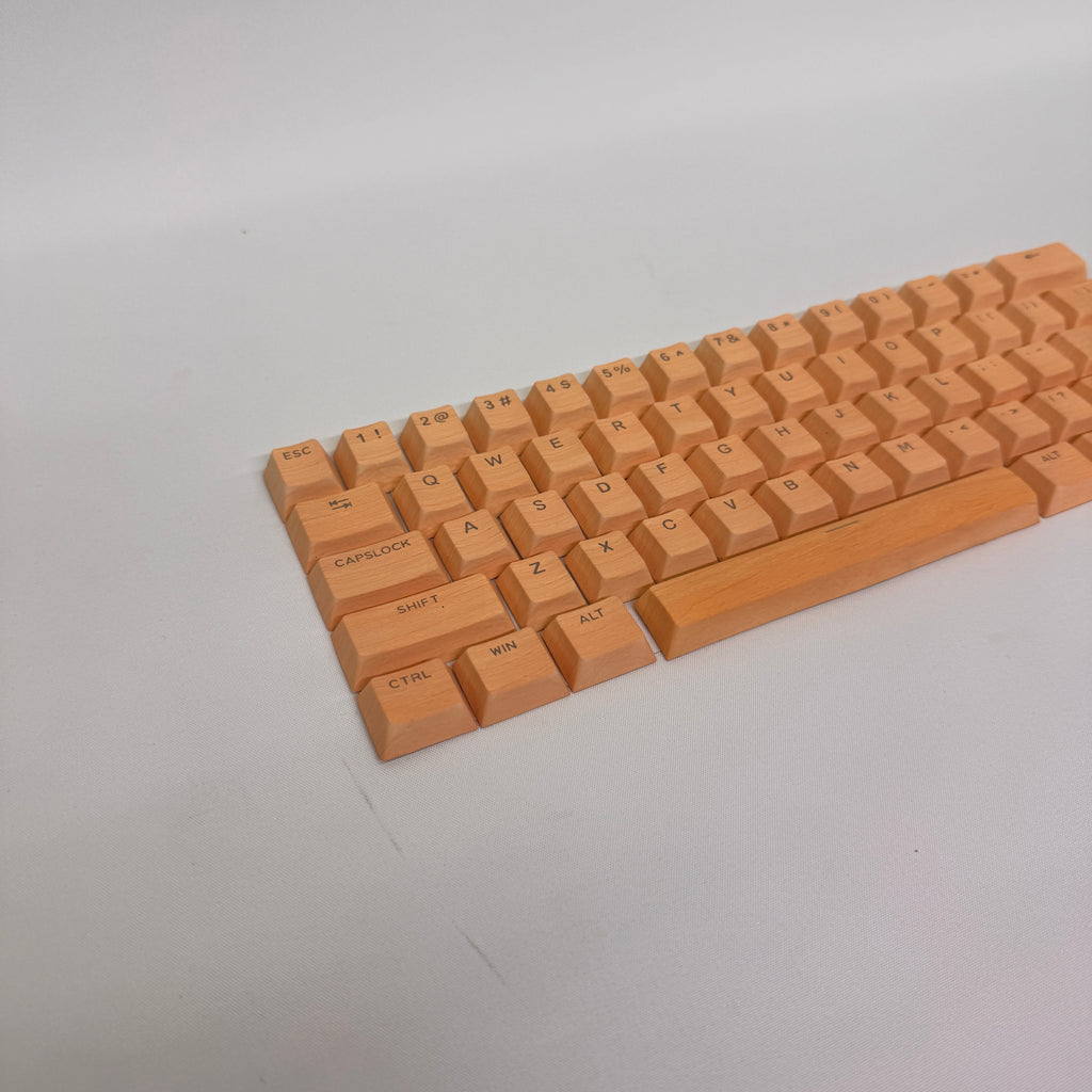 Wooden - Custom Keycap Set (Choose your Layout)
