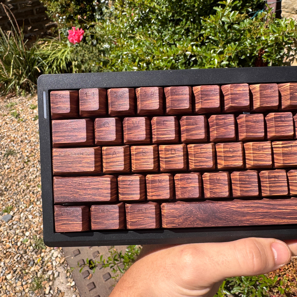 Wooden - Custom Keycap Set (Choose your Layout)