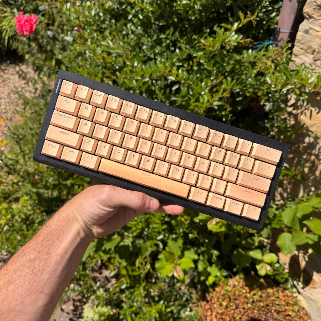 Wooden - Custom Mechanical Keyboard (Choose your Layout)