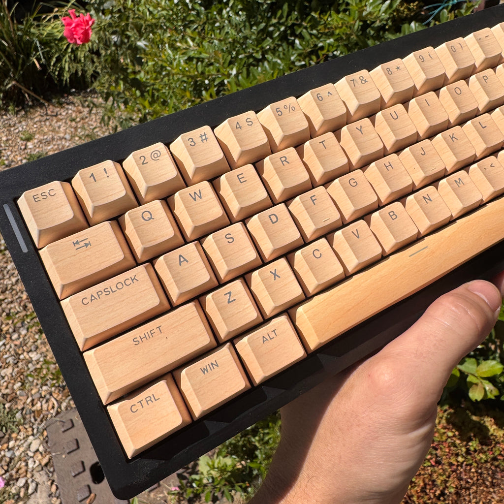 Wooden - Custom Keycap Set (Choose your Layout)