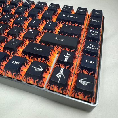 Through Fire and Flames - Custom Keycap Set