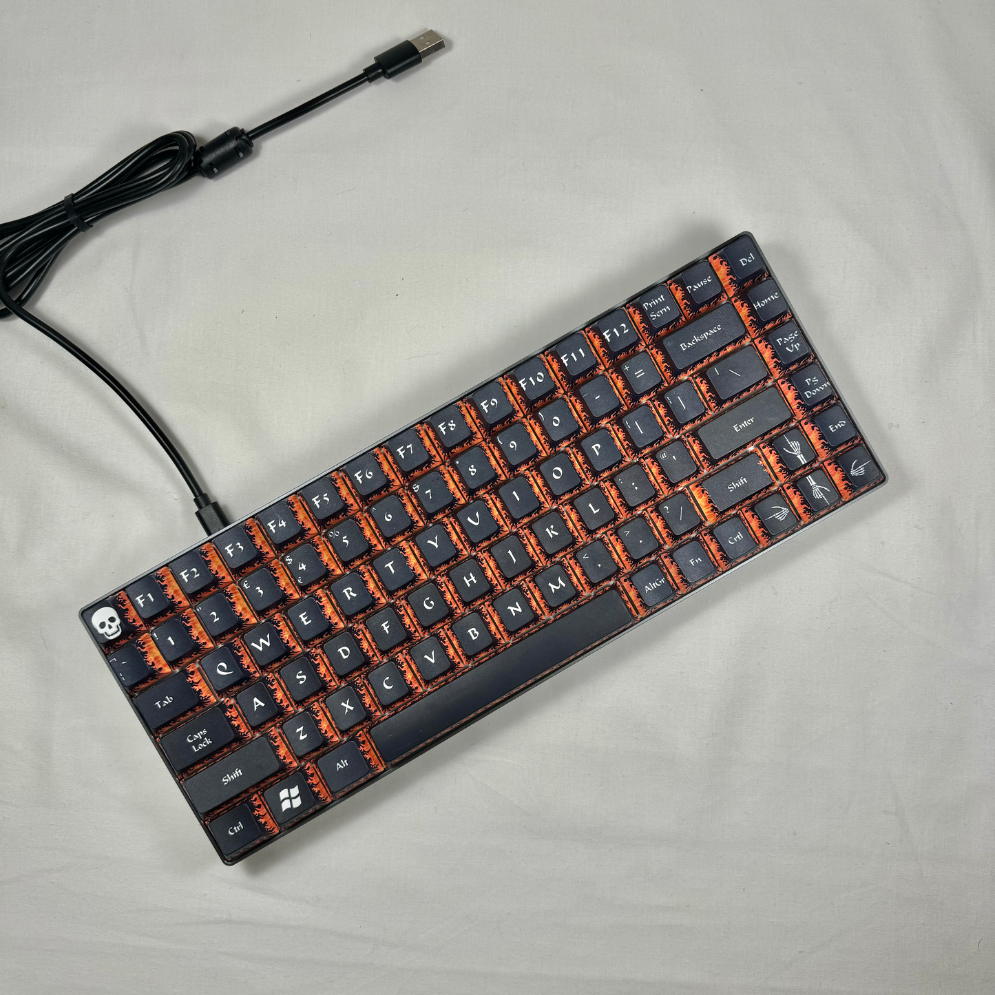 Through Fire and Flames - Custom Keycap Set
