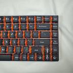 Through Fire and Flame - Custom Mechanical Keyboard (Choose your size)