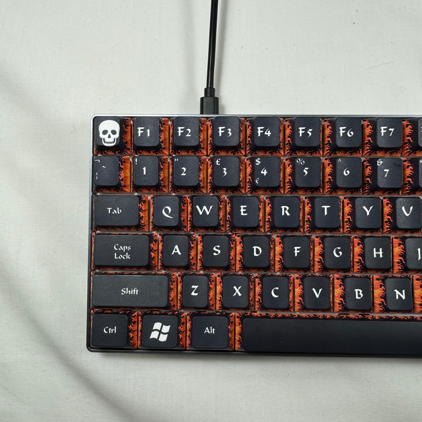 Through Fire and Flames - Custom Keycap Set