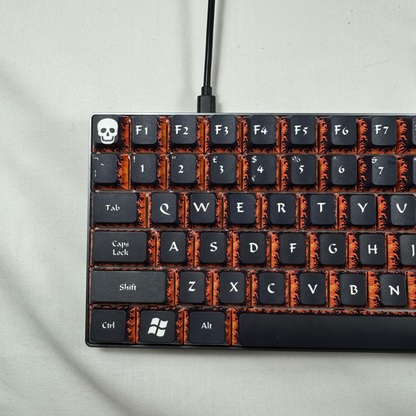 Through Fire and Flames - Custom Keycap Set