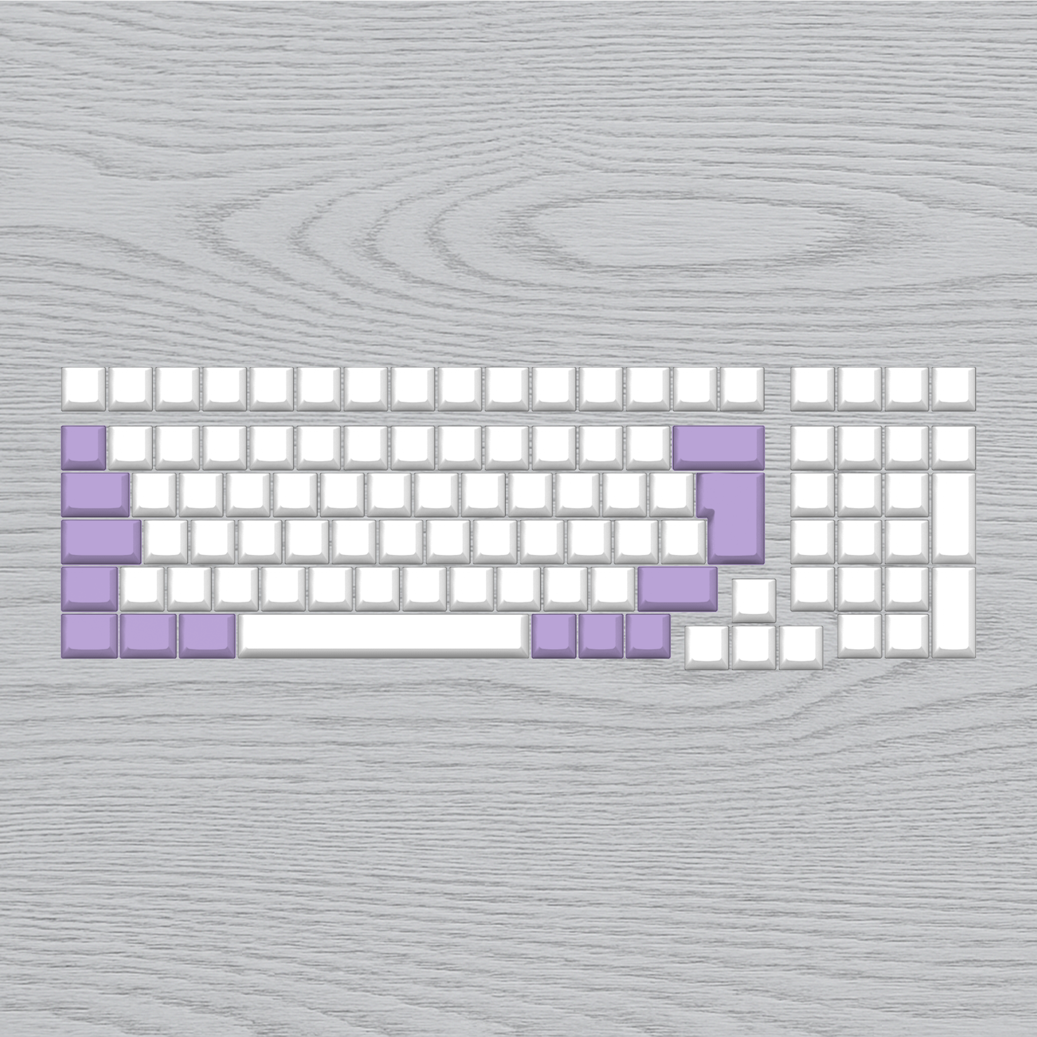 Design Your Own ISO 1800 Exploded (101 Keys) Keycap Set