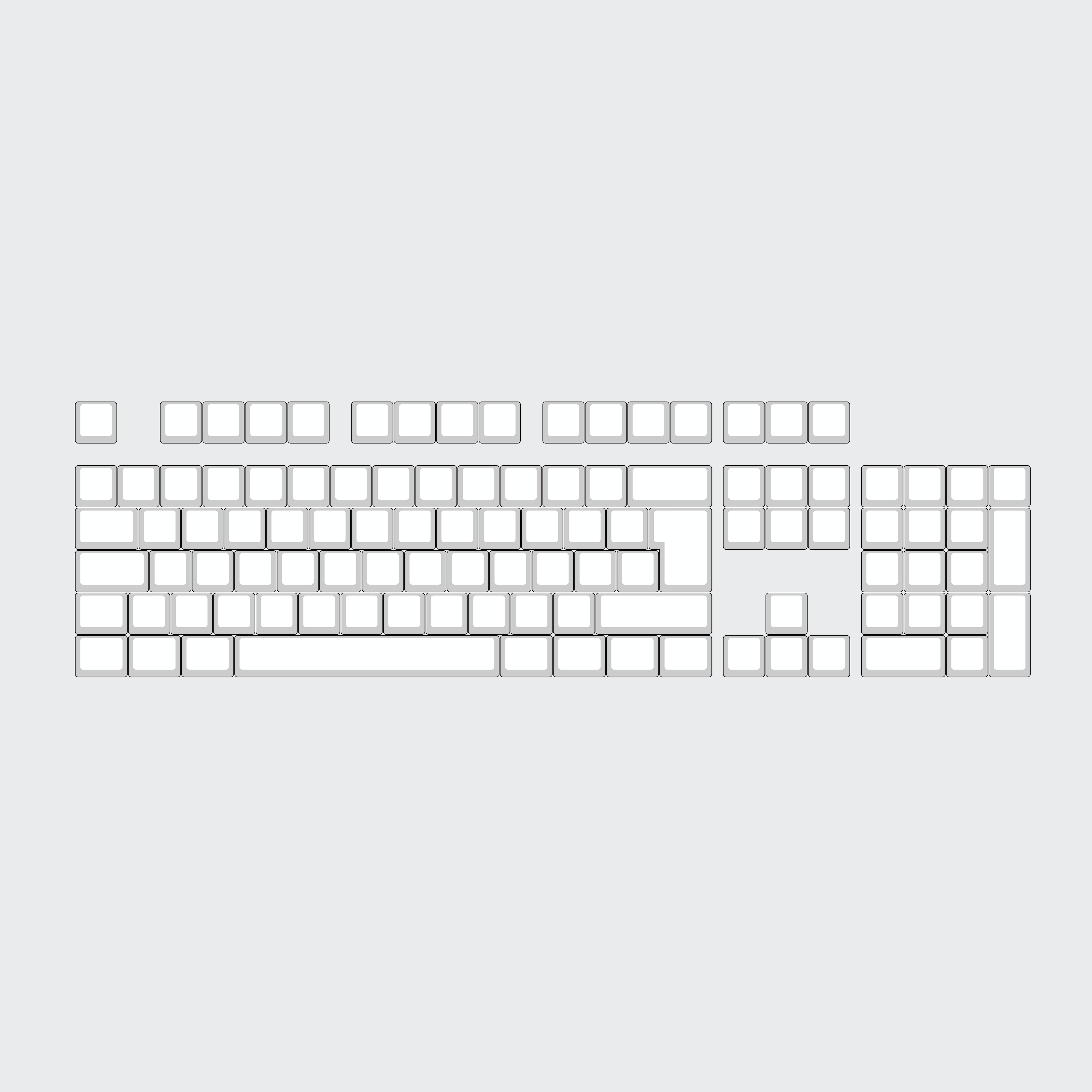 ISO 100% (105 Keys) Custom Keycap Set