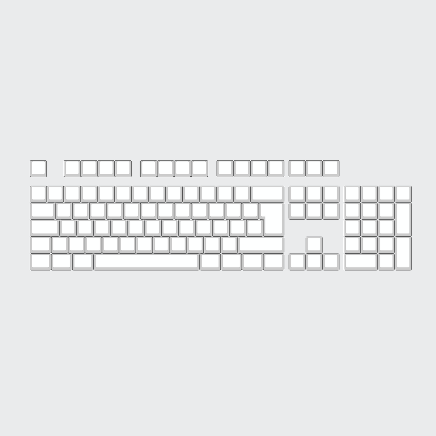 ISO 100% (105 Keys) Custom Keycap Set