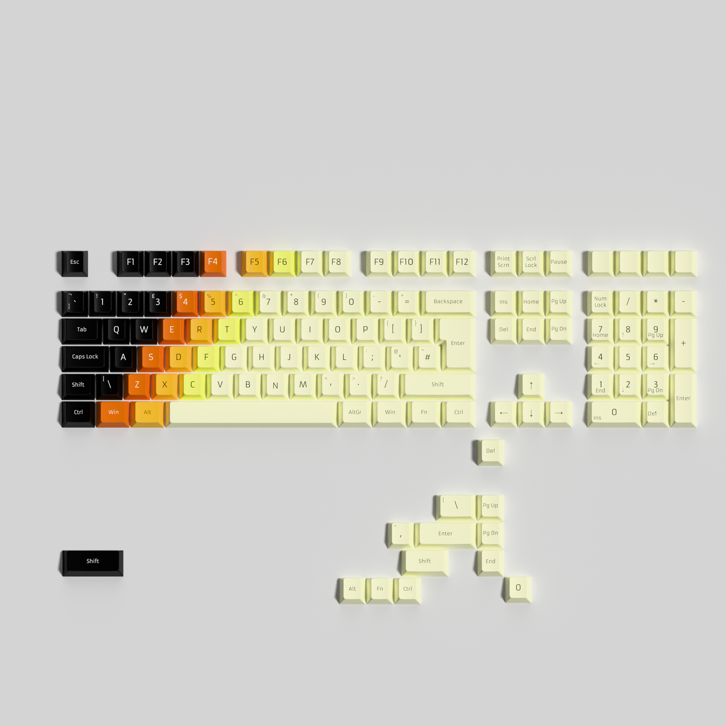 Colour Shift - Custom Keycap Set - Multiple Colours
