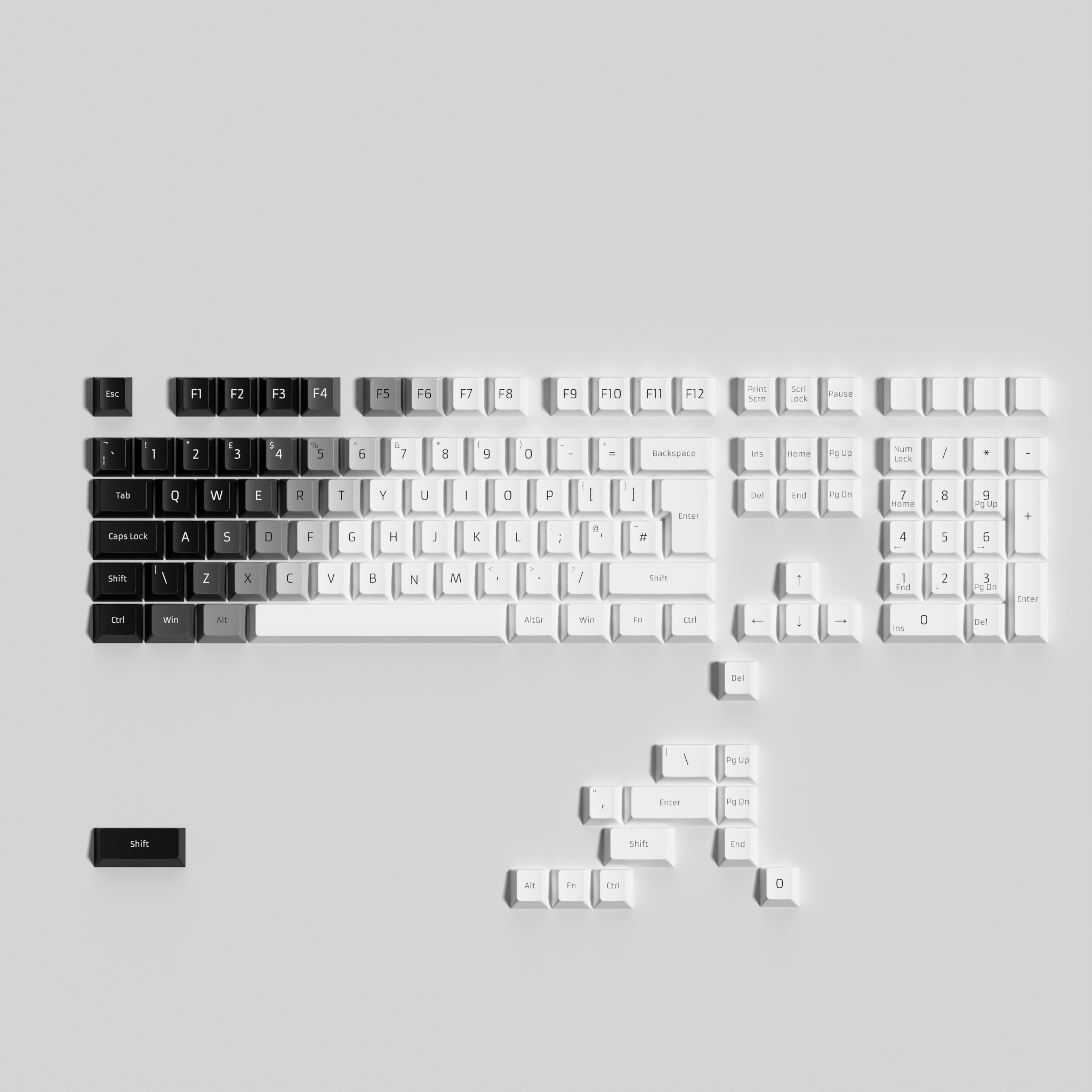 JOLINTAL 133 Klavye Tuşları PBT Keycaps, XDA Keycaps de Layout, Dye-Sub JOLINTAL 133 Klavye Tuşları PBT Keycaps, XDA Keycaps de Layout, Dye-Sub