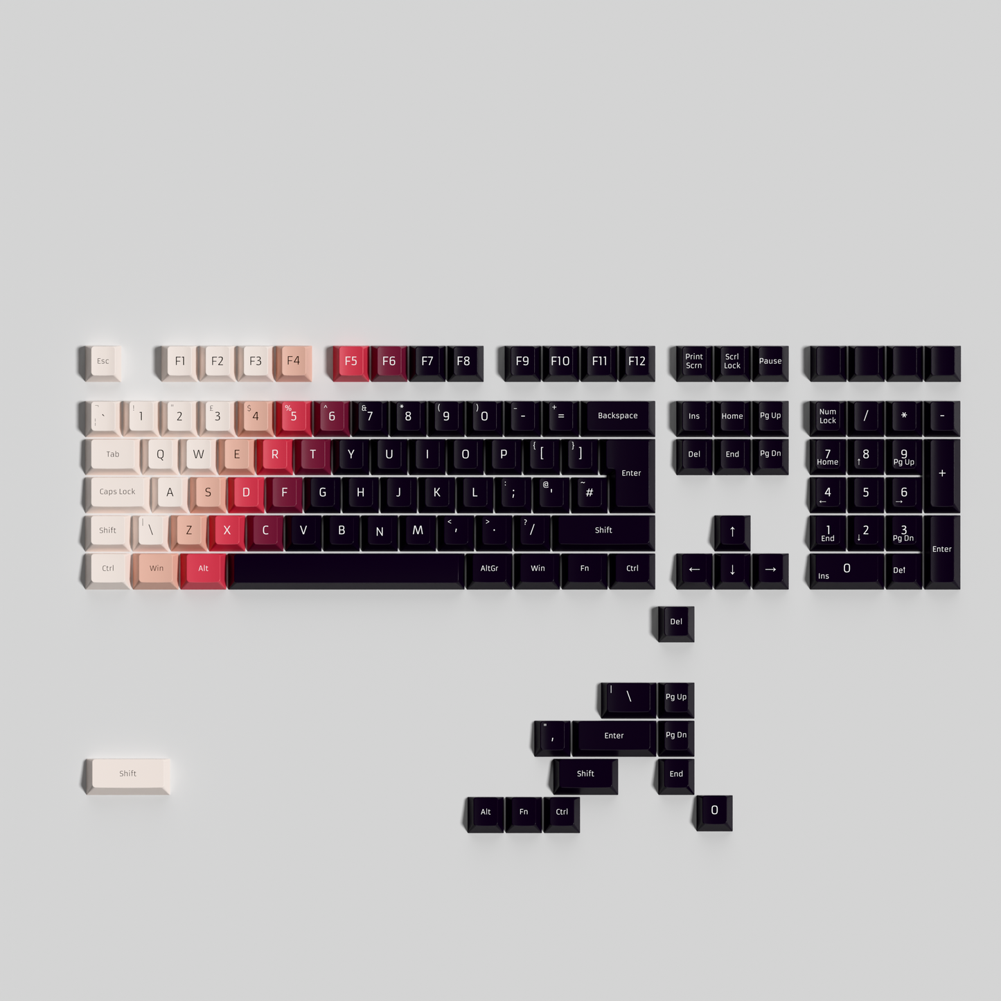 Colour Shift - Custom Keycap Set - Multiple Colours