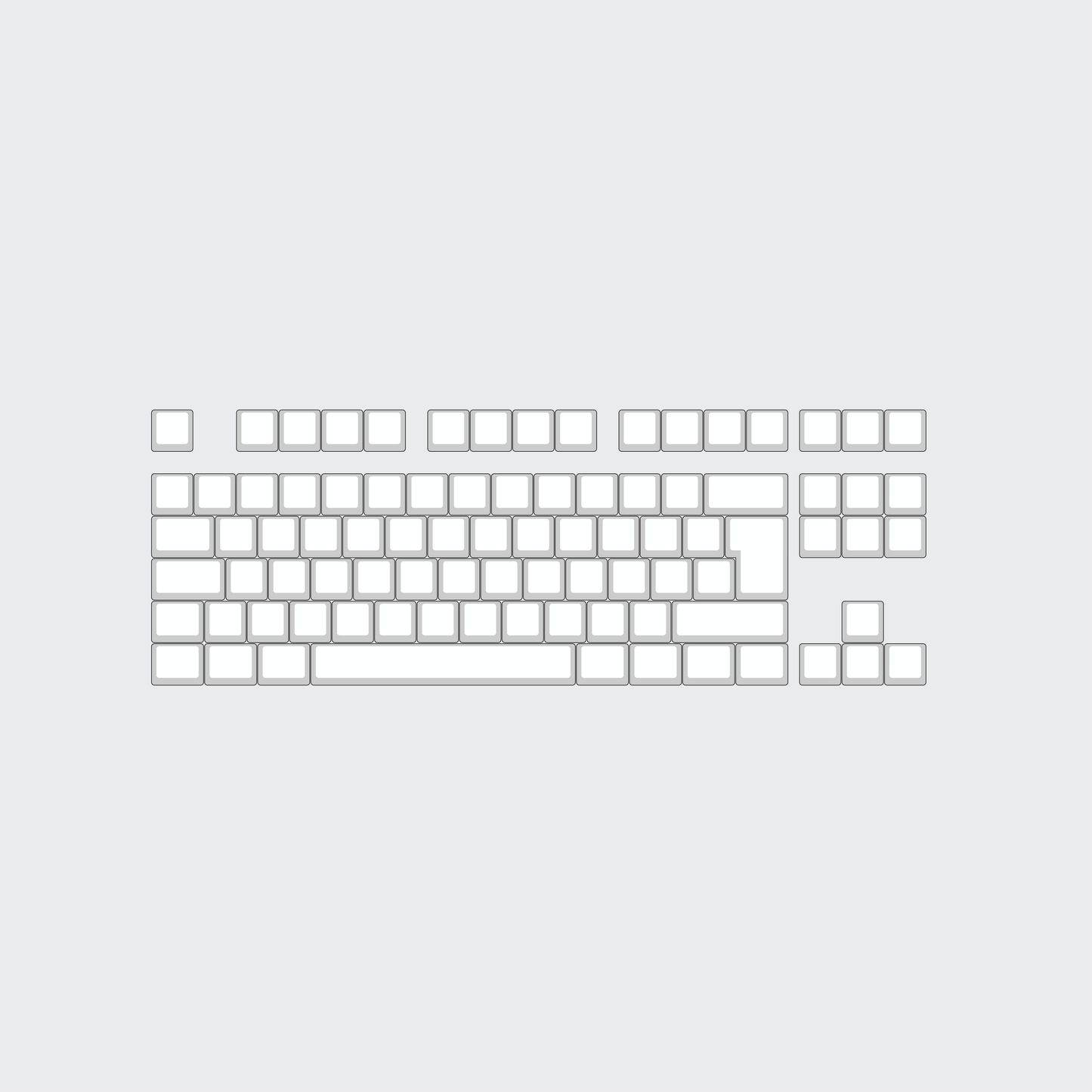 ISO TKL (88 Keys) Custom Keycap Set