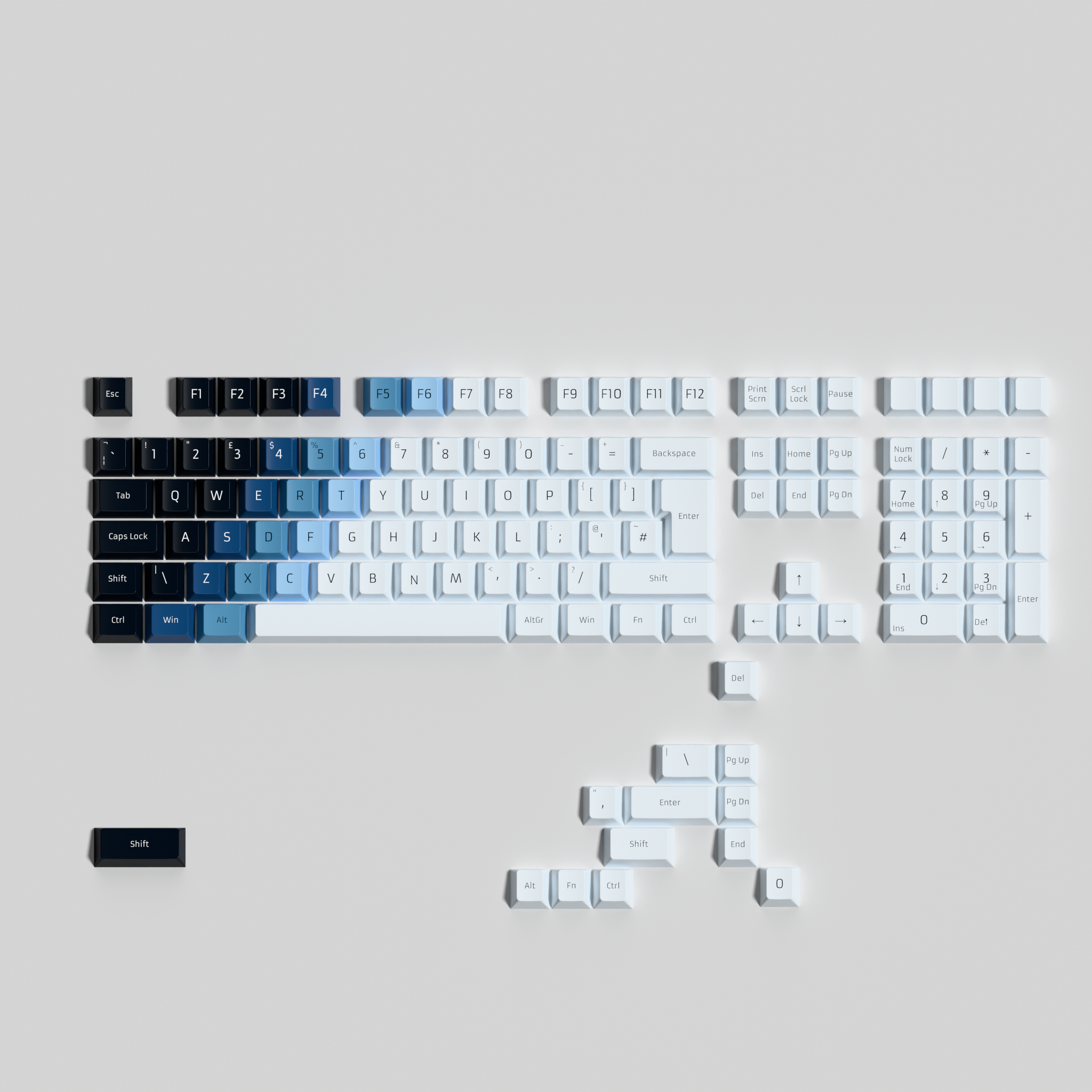 Switchable Keycap Kit 4 Keycaps Colour Shift Custom Keycap Set - Tech Toppers