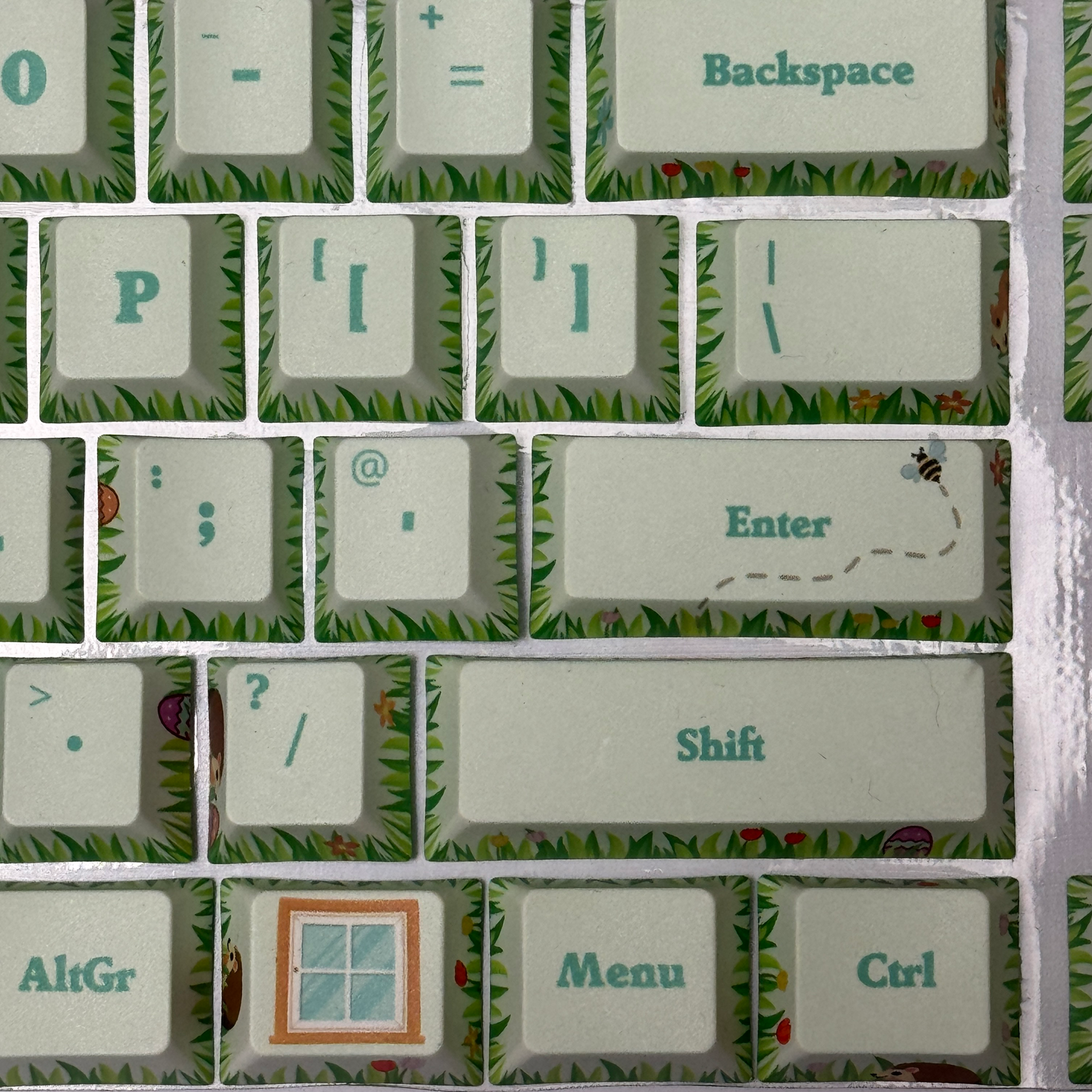 Egg Hunt - Custom Mechanical Keyboard (Choose your size)