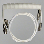 Coiled Cable - 3M Type C Coiled Keyboard Cable with Aviator Connector