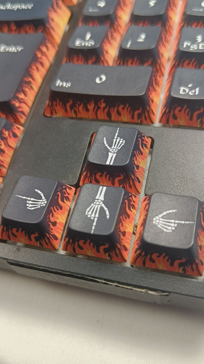 Through Fire and Flames - Custom Keycap Set