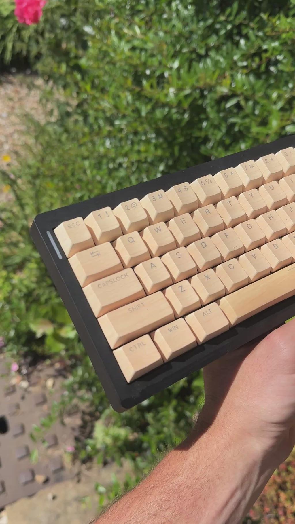 Wooden - Custom Mechanical Keyboard (Choose your Layout)