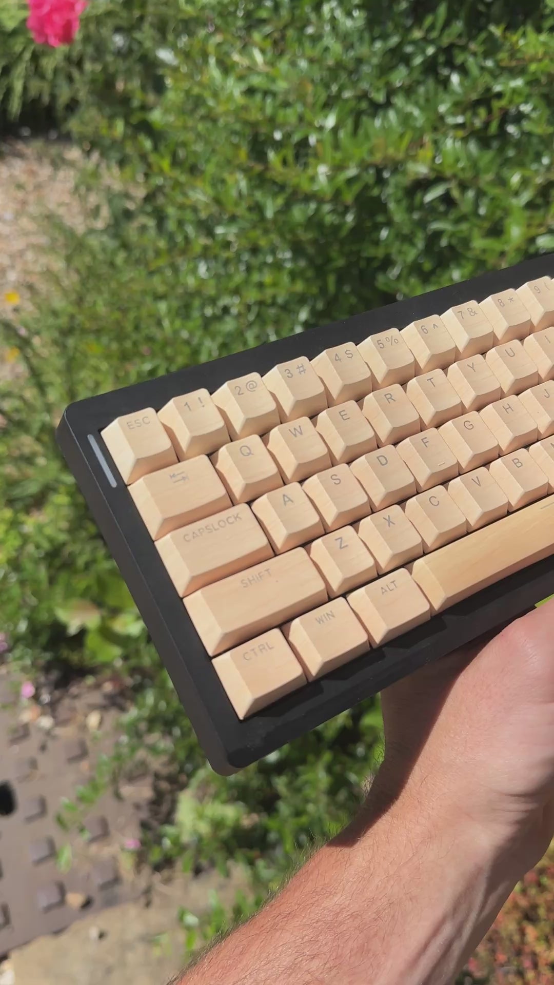 Wooden - Custom Mechanical Keyboard (Choose your Layout)
