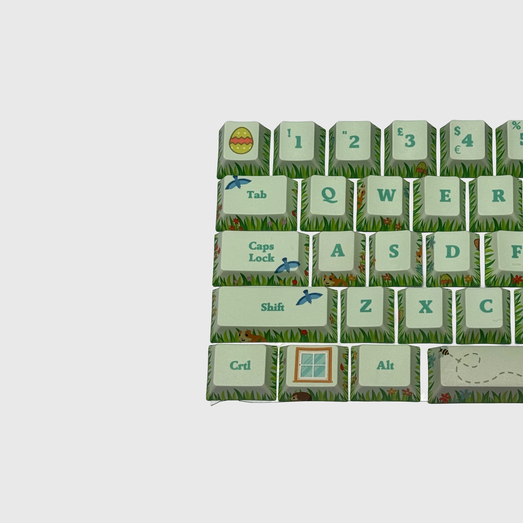 Egg Hunt - Custom Mechanical Keyboard (Choose your size)